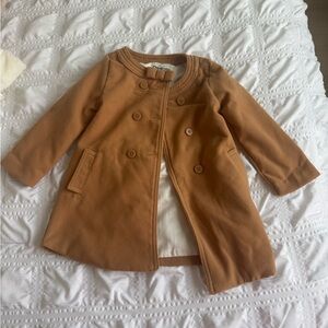 OshKosh B'gosh Camel Toddler Double-Breasted Coat